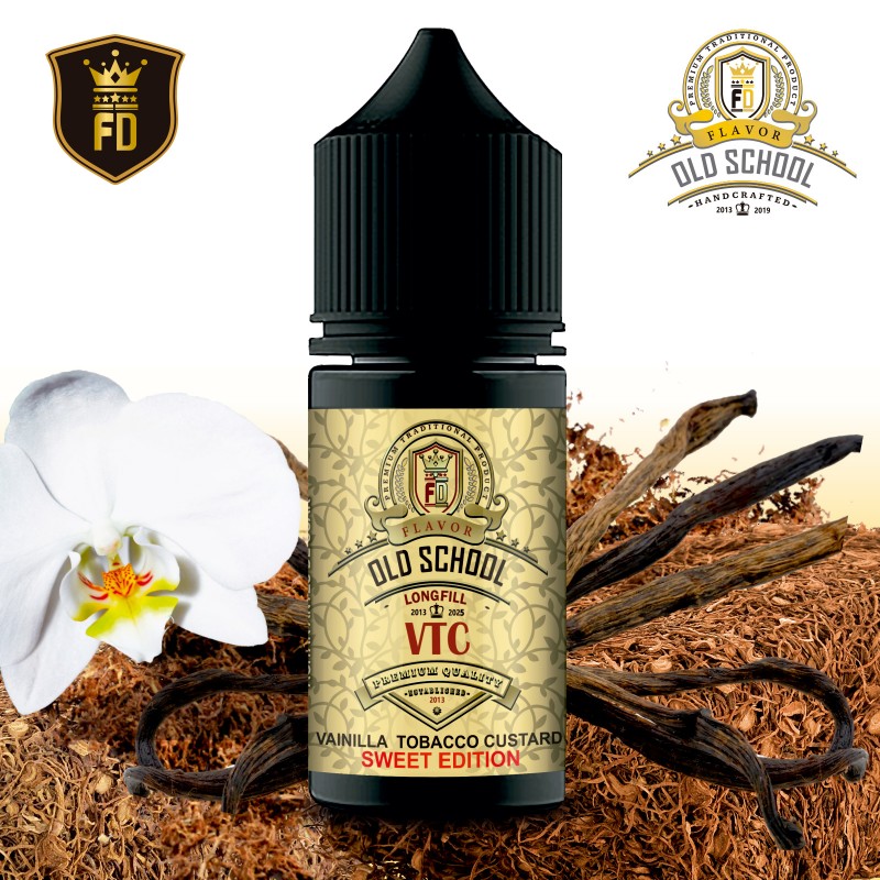 Inicio 4 15ml vtc tobacco cream botella 30ml tabaco suave con vainilla de madagascar longfill