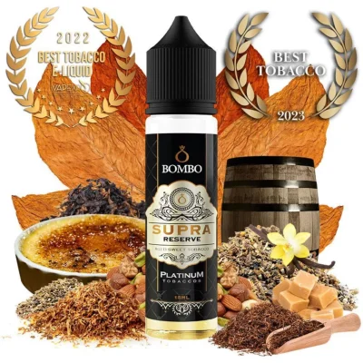 Aroma Supra Reserve 15ml/60 (Longfill) - Platinum Tobaccos by Bombo