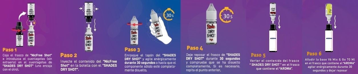 6 pasos horizontal 120 ml 1