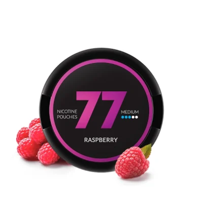 77 Nicotine Pouches Raspberry Medium