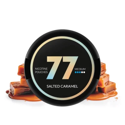 77 Nicotine Pouches Salted Caramel Medium