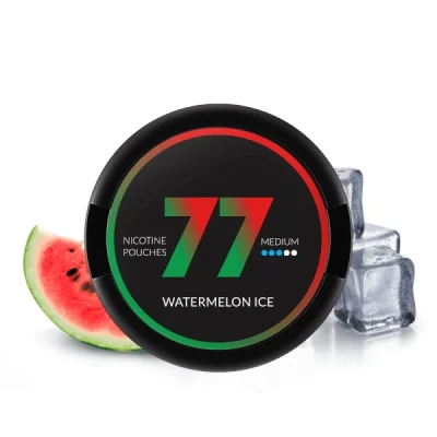 77 Nicotine Pouches Watermelon Ice Medium