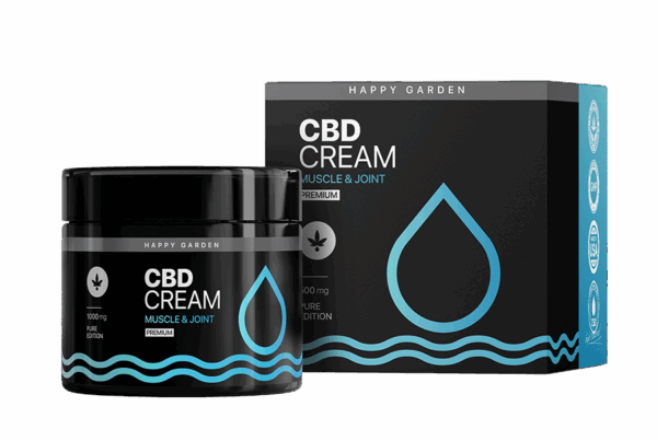 Happy Garden CBD Crema de CBD para músculos y articulaciones – 1000mg