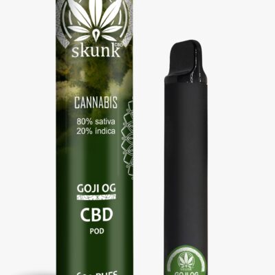 CBD DESECHABLE SKUNK GOJI OG ONLY TERPENS 5% 600PUFFS