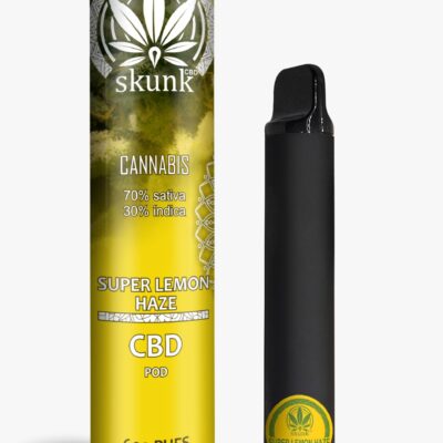 CBD DESECHABLE SKUNK LEMON HAZE ONLY TERPENS 5% 600PUFFS