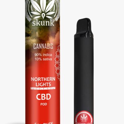 CBD DESECHABLE SKUNK NORTHERM LIGHTS ONLY TERPENS 5% 600PUFFS