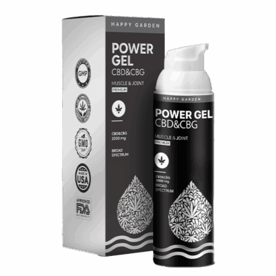 Gel de CBG y CBD: con una infusión de 55 hierbas para músculos y articulaciones