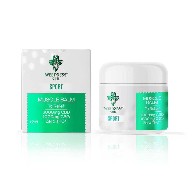 Sport Bálsamo de alivio muscular 3000mg CBD y 1000mg CBG 1 Sport Bálsamo de alivio muscular 3000mg CBD y 1000mg CBG