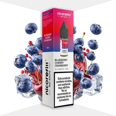 Nicorefill SALTS Blueberry Cherry Cranberry