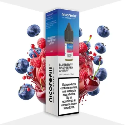 Nicorefill SALTS Blueberry Raspberry Cherry