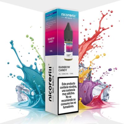 Nicorefill Rainbow Candy - Nic Salts 10ml - Pack 5 Unidades