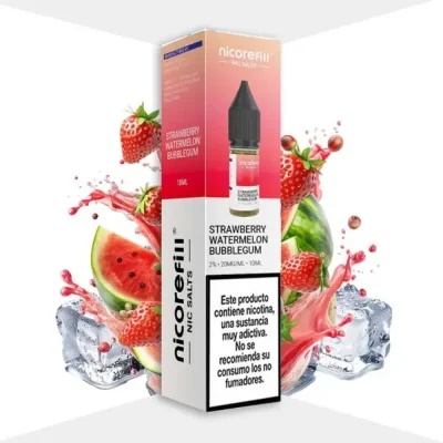Nicorefill SALTS Strawberry Watermelon Bubblegum