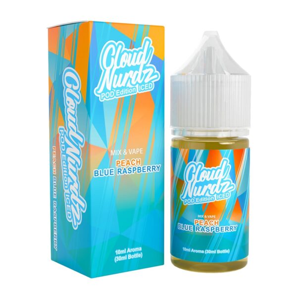 AROMA CLOUD NURDZ PEACH BLUE RASPBERRY ICED 10/30ML
