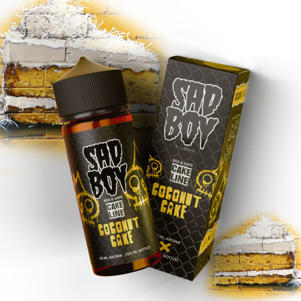 AROMA SADBOY COCONUT CAKE 30/120ML (LONGFILL)