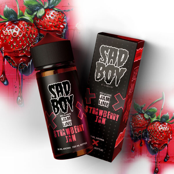 AROMA SADBOY STRAWBERRY JAM 30/120ML (LONGFILL)
