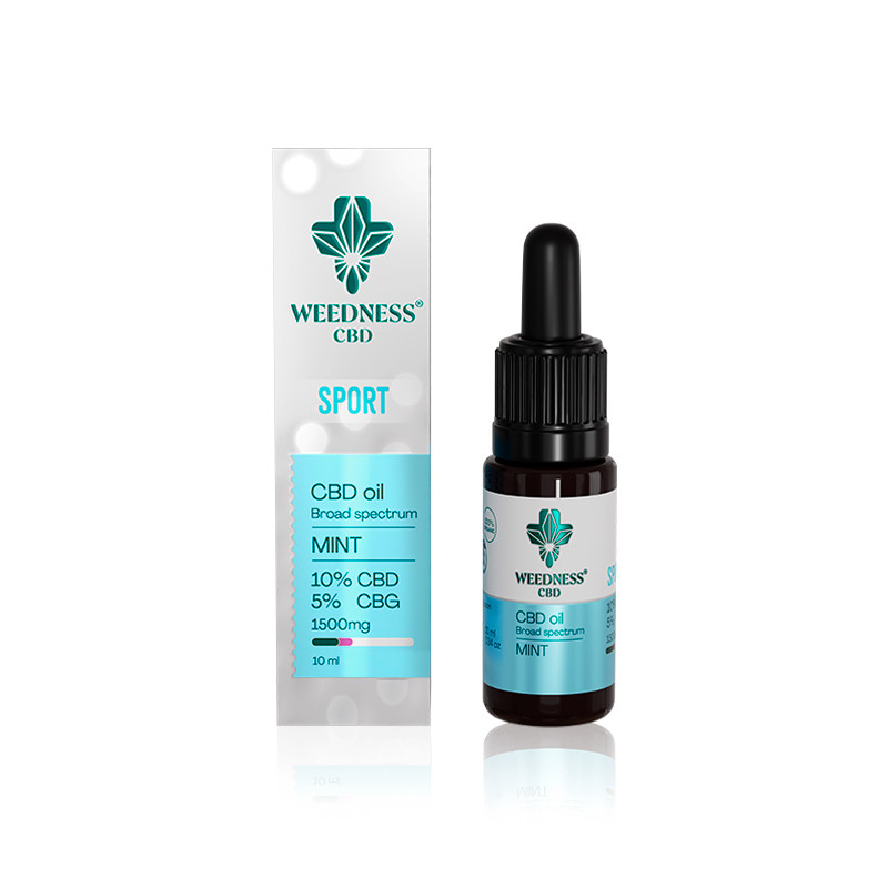 Sport Aceite CBD 10% + CBG 5% | Menta 10ml 1 Sport Aceite CBD 10% + CBG 5% | Menta 10ml