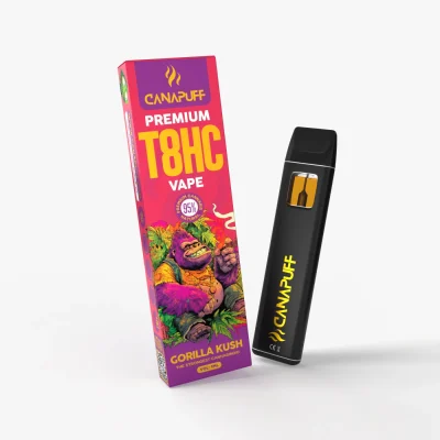 T8HC Vape Gorilla Kush 95% 1ml