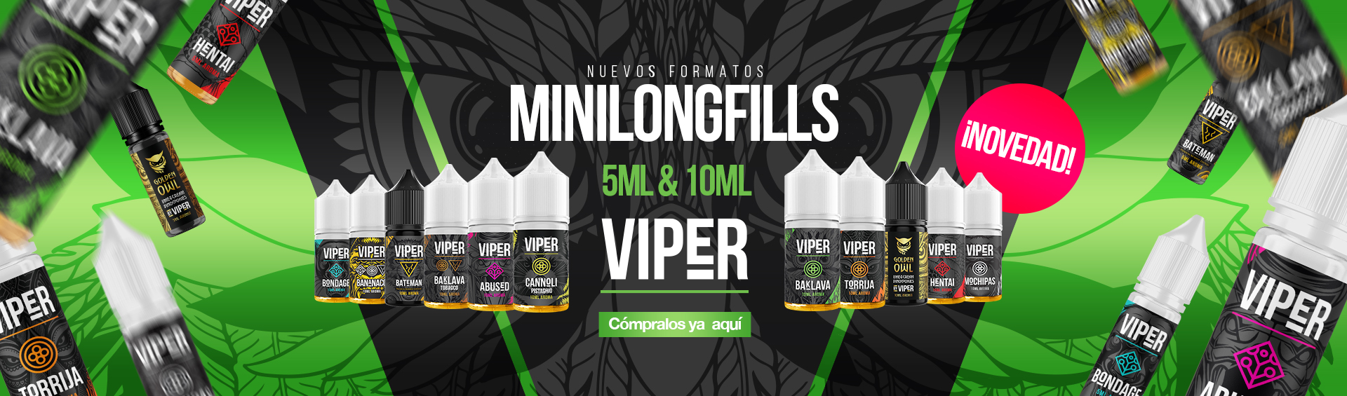 Viper MiniLongfills Banner Vaperalia Ya Disponibles