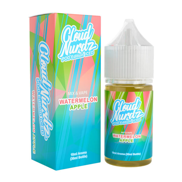 AROMA CLOUD NURDZ WATERMELON APPLE ICED 10/30ML