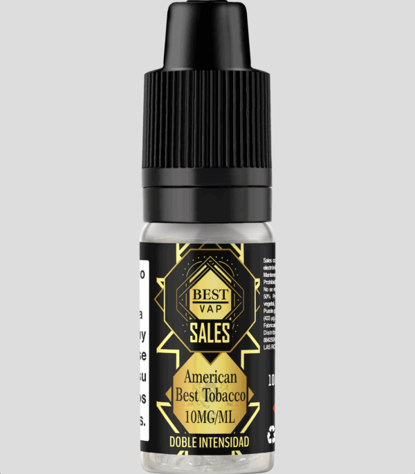 BEST VAP SALES NICOTINA AMERICAN BEST TOBACCO 10ML/10MG