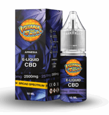 Amnesia Broad Spectrum by Iguana Smoke 10ml - 2500 mg