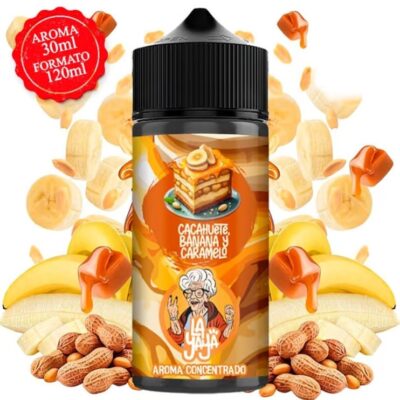 Aroma Cacahuete Banana y Caramelo 30ml/120 (Longfill) - La Yaya