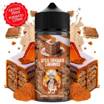 Aroma Lotus Chocolate y Caramelo 30ml/120 (Longfill) - La Yaya