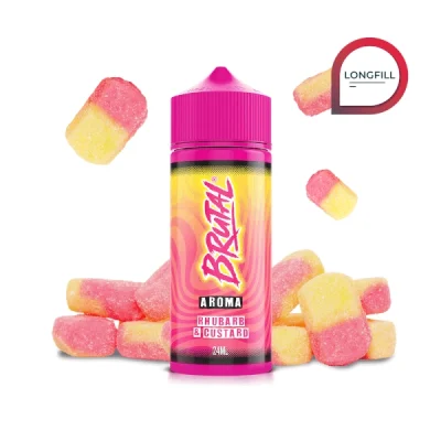 Brutal By Just Juice Rhubarb & Custard Longfill 24ml