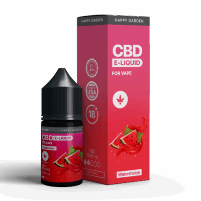 ELIQUID CBD HAPPY GARDEN WATERMELON 30ML/1500MG