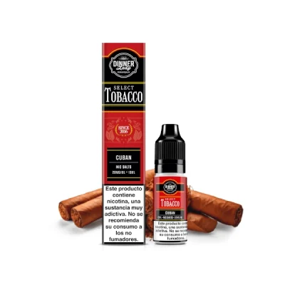 Dinner Lady Salts Select Tobacco Cuban 10ml