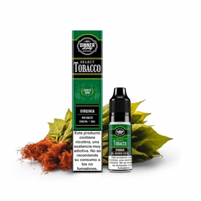 Dinner Lady Salts Select Tobacco Virginia 10ml