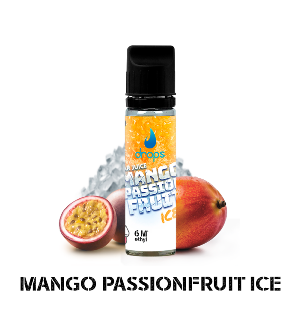 Drops All In Bar Juice Mango Passion Fruit Ice 10ml