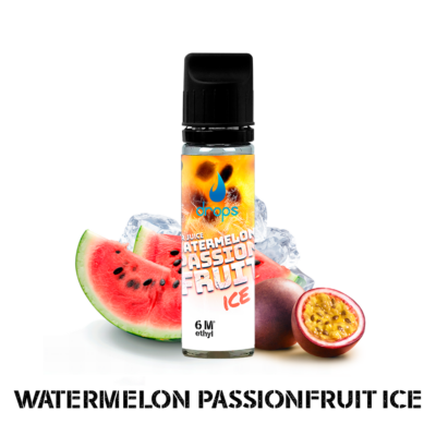 Drops All In Bar Juice Watermelon Passion Fruit Ice 10ml