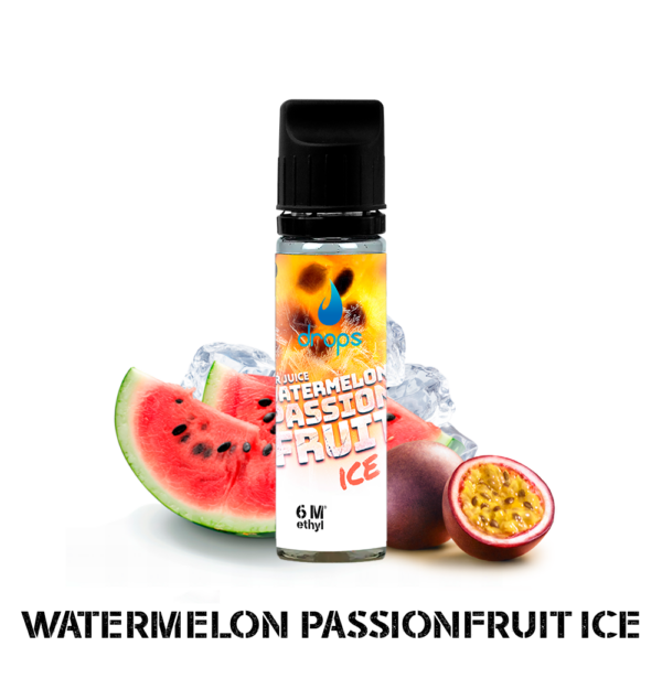 Drops All In Bar Juice Watermelon Passion Fruit Ice 10ml