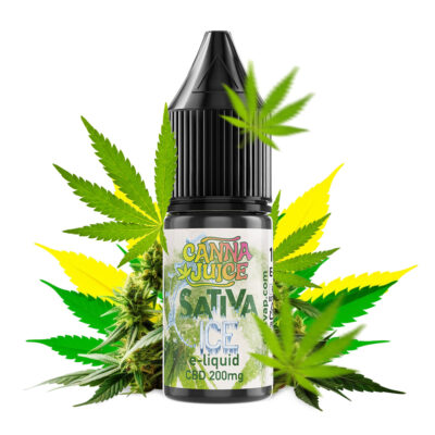 ELIQUIDS CBD CANNA JUICE SATIVA ICE 10ML/200MG