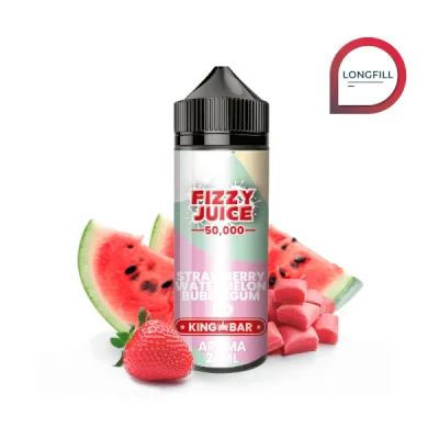 Fizzy Juice King Bar Strawberry Watermelon Bubblegum Longfill 24ml