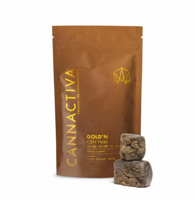 Gold`n CBN Hash 10gr – 25% CBD by Cannactiva