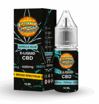 Gorilla Glue Broad Spectrum by Iguana Smoke 10ml - 2500 mg