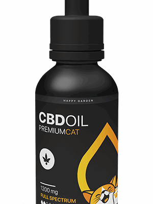 Happy Garden Aceite de CBD para Gatos | Espectro Completo 1200 mg