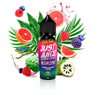 AROMA LONG FILL JUST JUICE EXOTIC FRUITS CHERIMOYA GRAPE FRITS & BERRIES 20ML