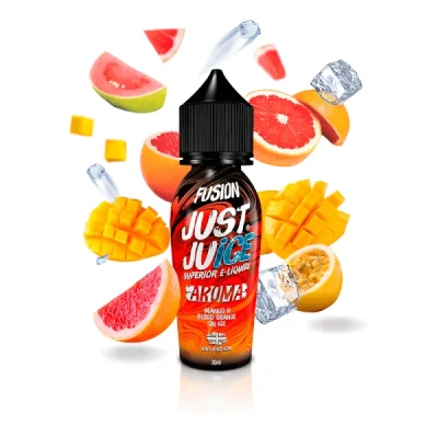 AROMA LONG FILL JUST JUICE FUSION MANGO& BLOOD ORANGE ICE 20ML