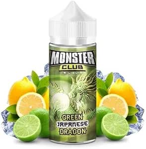 E-liquid Green Japanese Dragon 100ml - Monster Club