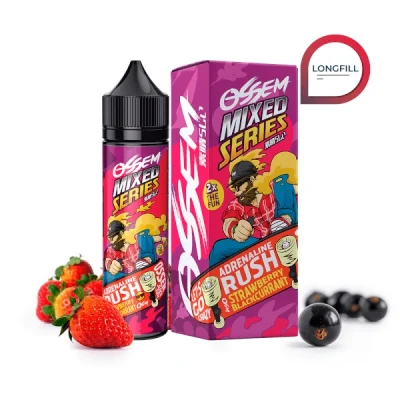 Ossem Adrenaline Rush Strawberry Blackcurrant Longfill 20ml