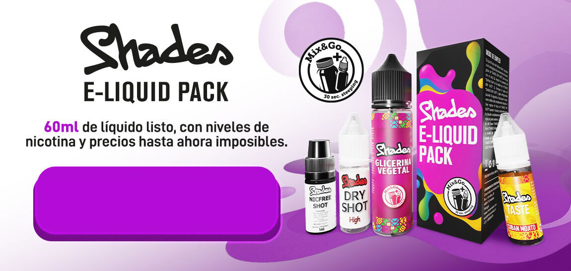 shades e liquid pack el dispensario banner