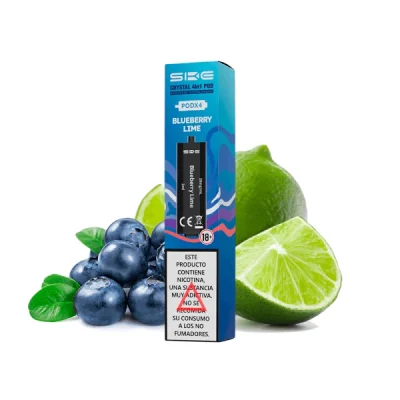 Ske Crystal 4 in 1 Prefilled Pod Blueberry Lime 20mg (Pack 4)