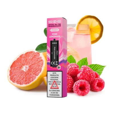 Ske Crystal 4 in 1 Prefilled Pod Pink Lemonade 20mg (Pack 4)