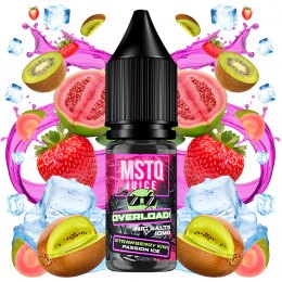 Strawberry Kiwi Passion Ice 10ml - MSTQ Juice Overload Nic Salts