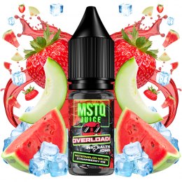 Watermelon Melon Strawberry Ice 10ml - MSTQ Juice Overload Nic Salts